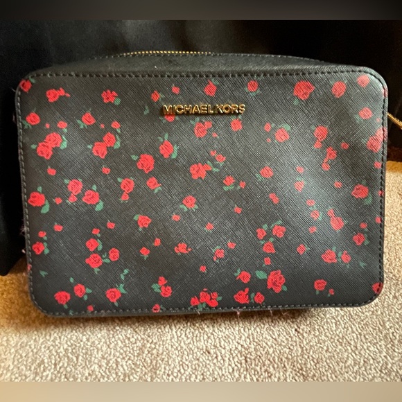 Michael Kors Floral Jet Set Crossbody - Picture 3 of 4